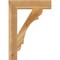 Ekena Millwork Olympic Block Rough Sawn Bracket, Western Red Cedar, 4"W x 20"D x 28"H BKT04X20X28OLY05RWR - alternate 4